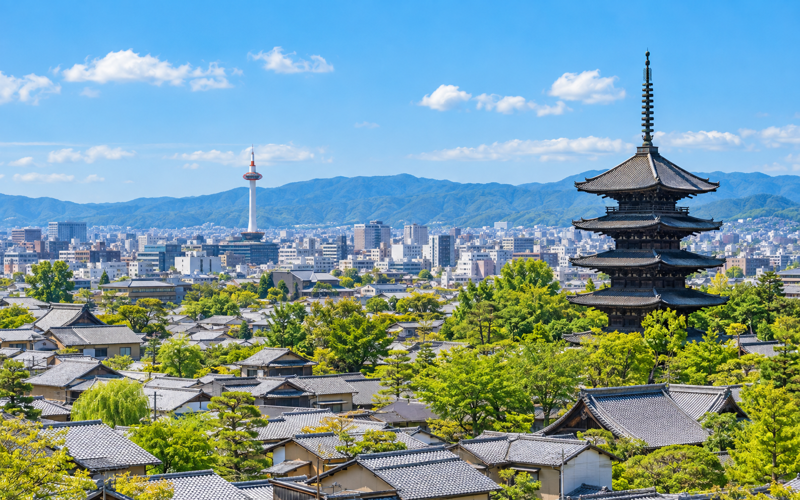 京都らしい街並みのイメージ